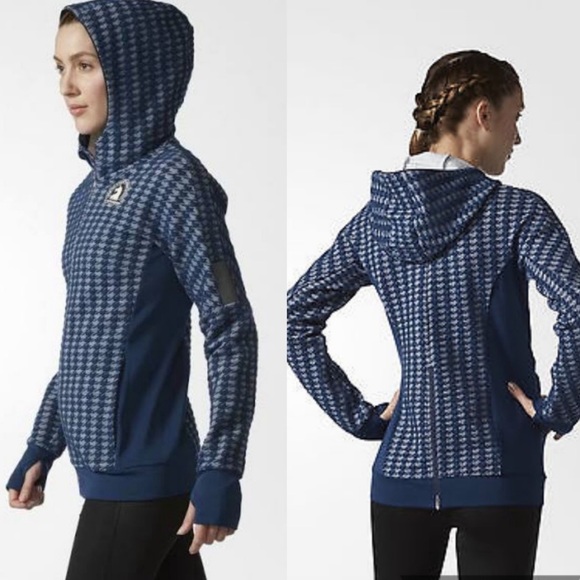 adidas Tops - Adidas Women's Boston Marathon Houndstooth Hoodie